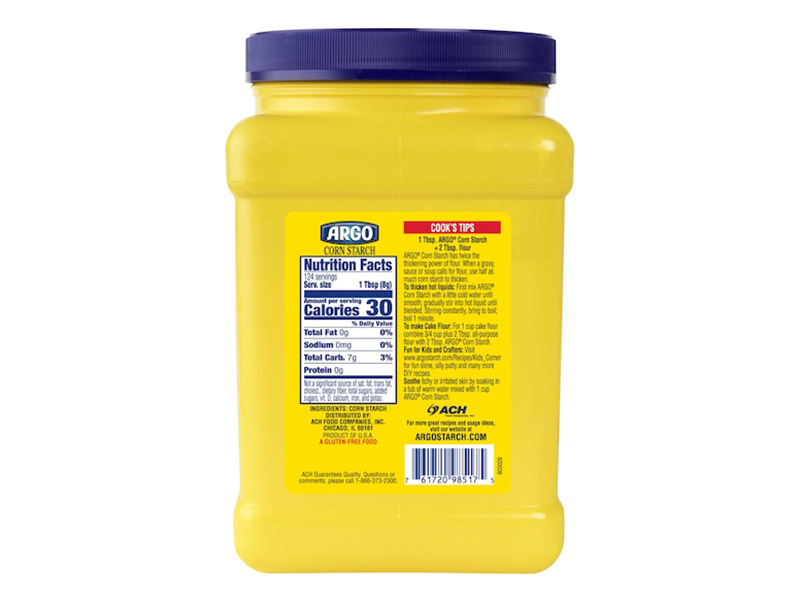 Argo Corn Starch Nutrition Facts Competitive Price Www tratenor es