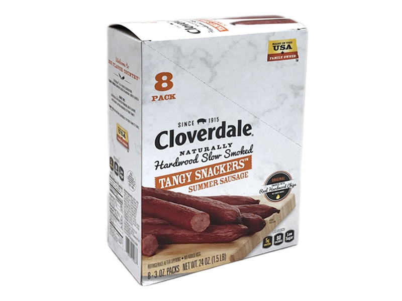 Cloverdale Tangy Snackers Original Summer Sausage Sticks, 8 ct. / 3 oz. EACH