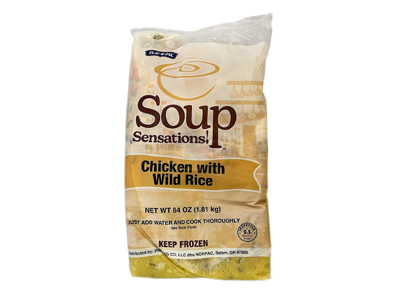 Soup Sensations Chicken with Wild Rice Soup, 4 lb. bag EACH