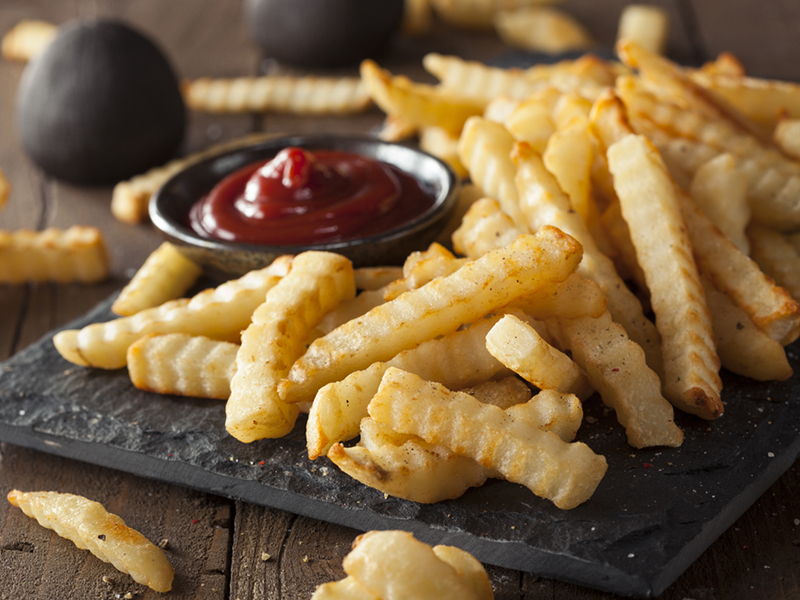 McCain French Fries, Seasoned Crinkle Cut, Potatoes