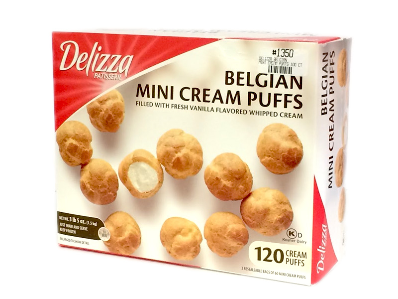 Belgian Mini Cream Puffs