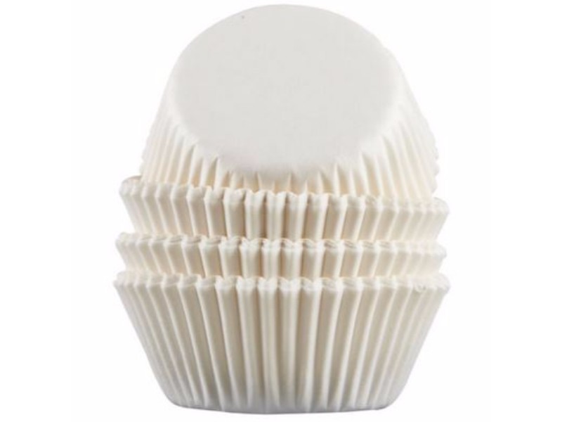 2 Rolls of White  Wax Baking Muffin Cupcake Cups Wrapper Liner 500 cups in roll. 