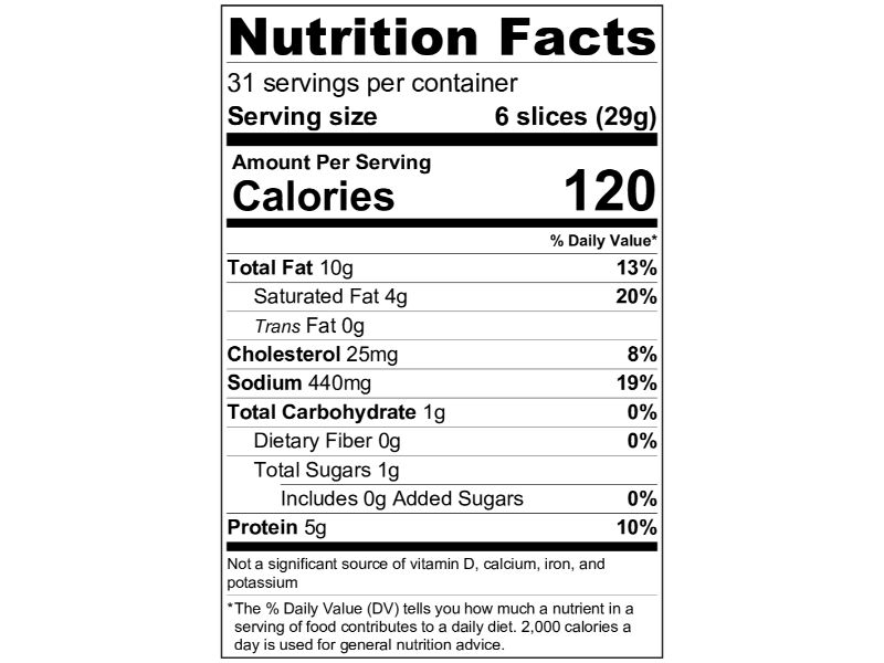 Margherita Hard Salami Sandwich Solutions 2 lb. Bag EACH