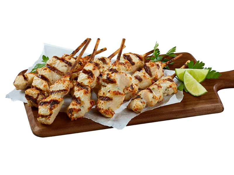 Expresco Grilled Chicken Breast Skewers 18/2.5 oz. CASE