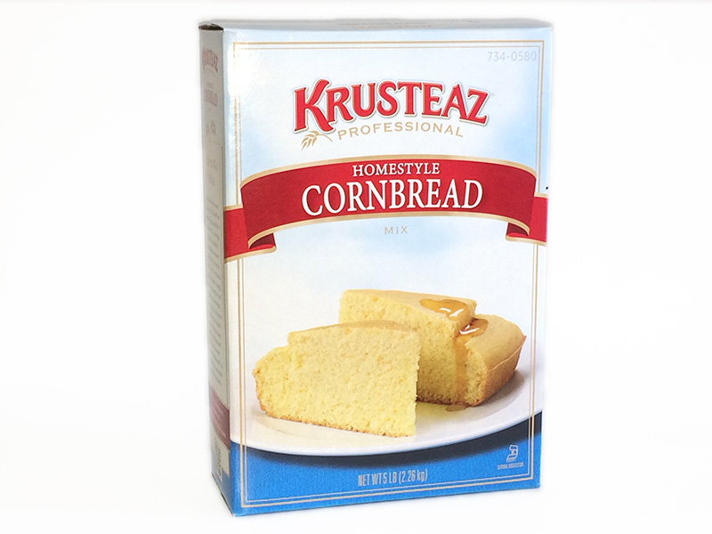 Krusteaz Professional Homestyle Cornbread Mix 5 lb. Box EACH