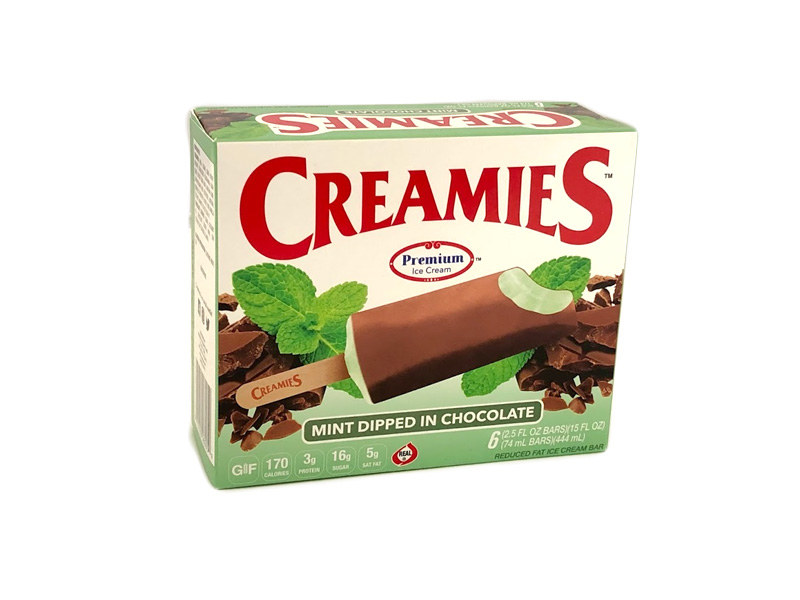 Home All Products Allergens Milk Creamies Mint Dipped In Chocolate Ice