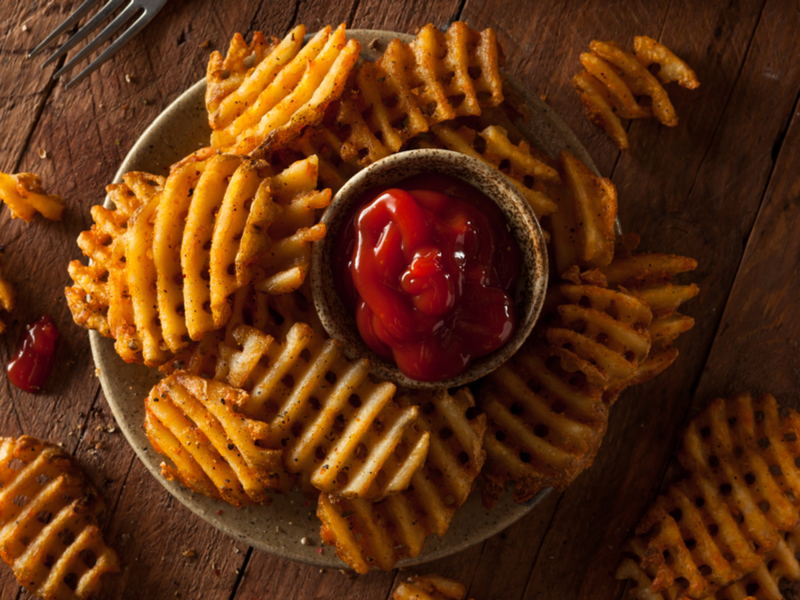 McCain Waffle Fries 4.5 lb. Bag EACH