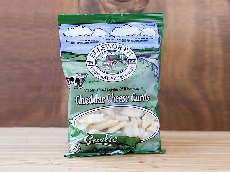 Ellsworth Garlic Cheddar Cheese Curds 16 oz. Bag EACH