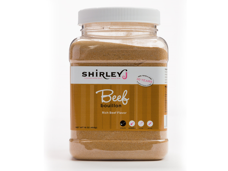 Home All Products Gluten Free Basics Shirley J Beef Bouillon Granules